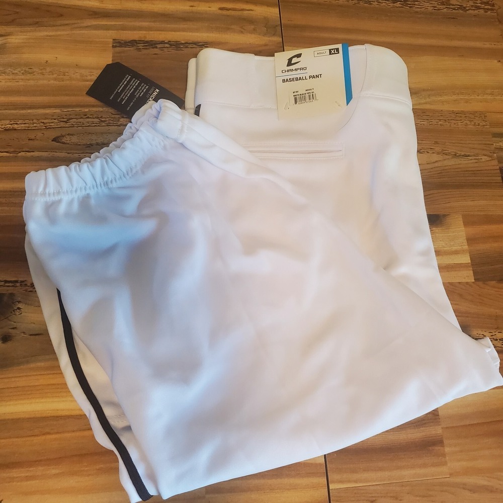 Champro Standard Adult Triple Crown Knicker White Baseball Pant‎ XL Loose Fit